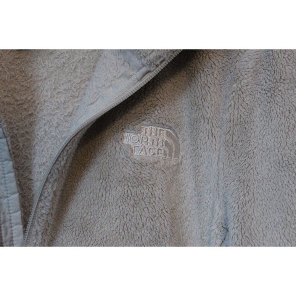 The North Face Osito Fleece Full Zip Jacket Cream Beige Small Cozy Sherpa Teddy - Picture 6 of 11